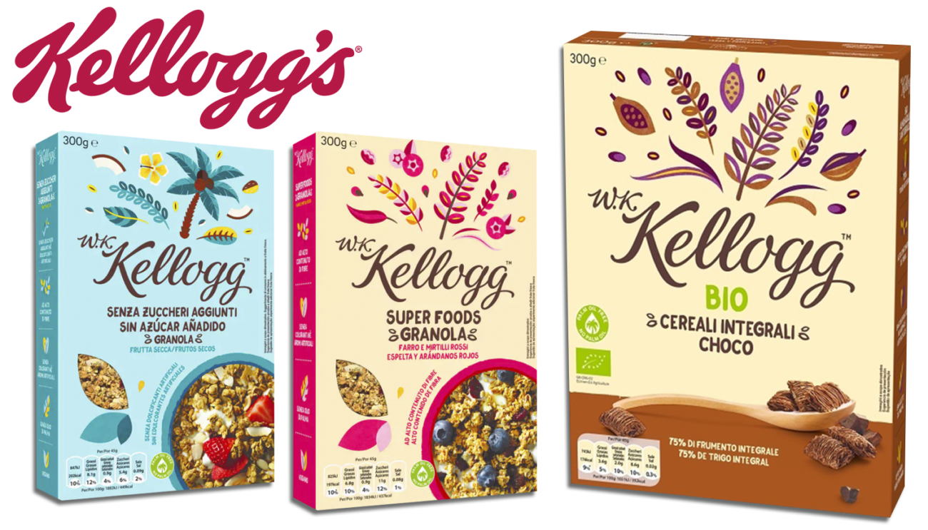 Kellogg lancia un nuovo brand di cereali