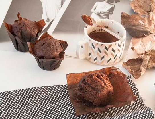 Muffin al cacao e peperoncino di San Valentino