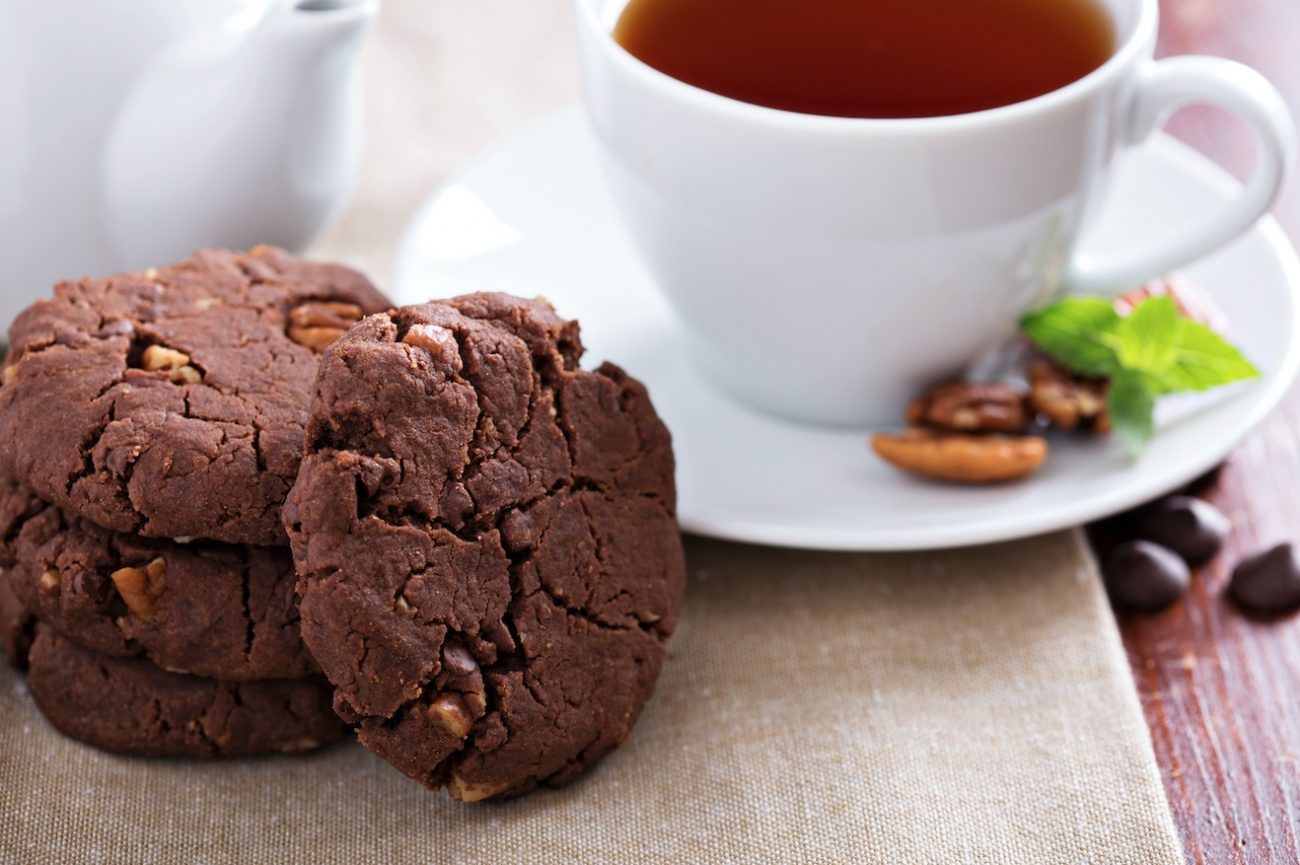 Biscotti cacao e noci senza glutine