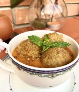 Polpettine Di Seitan In Crema Di Carote