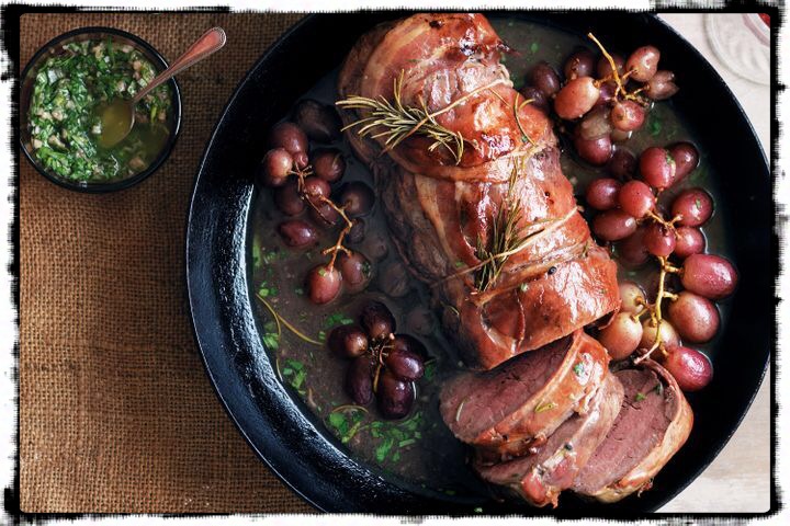 Roast-Beef All’Uva Con Salsa Bagnet Verd