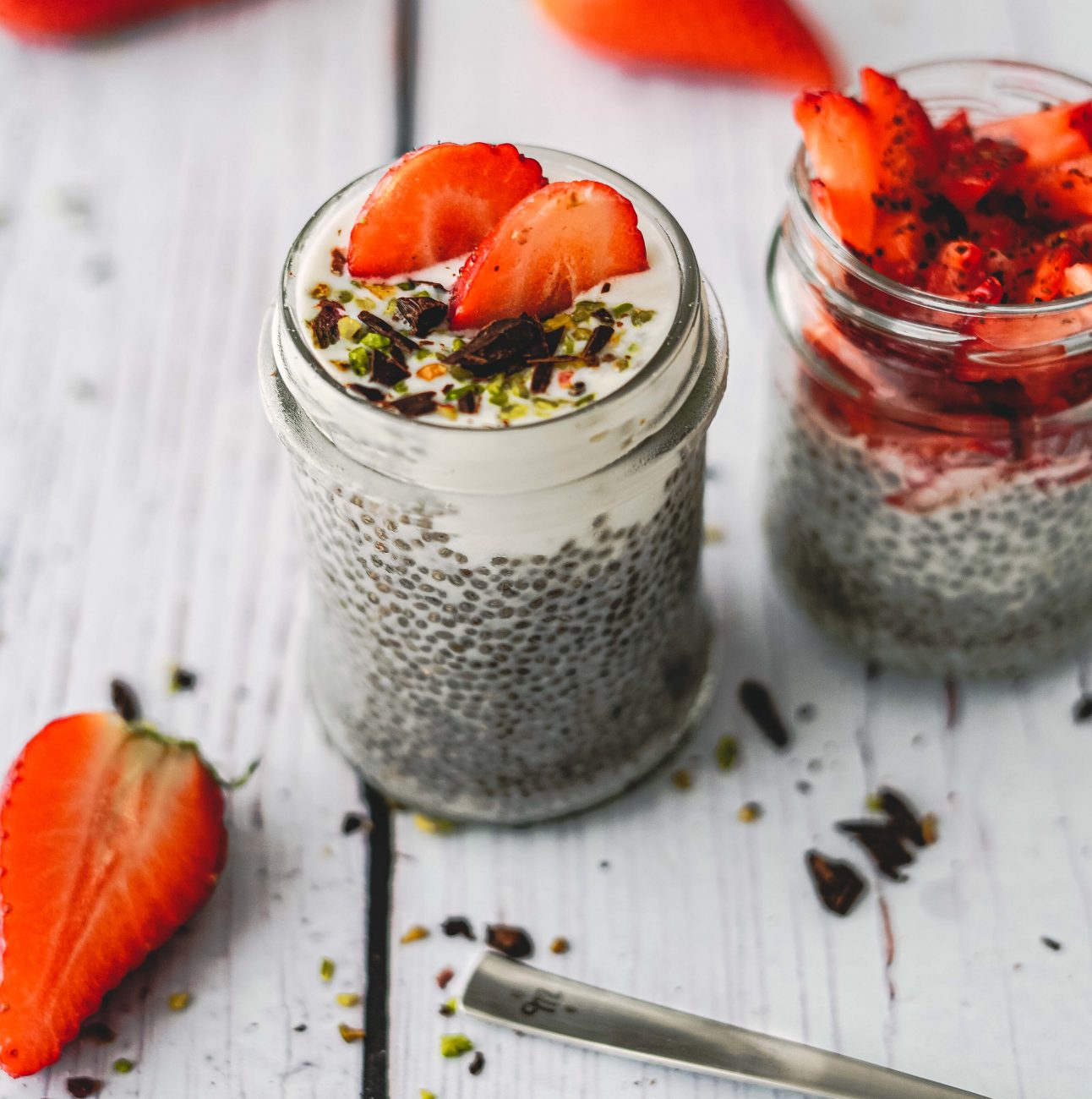Chia Pudding Alle Fragole